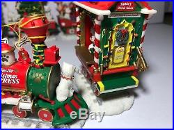 The Danbury Mint Westie Christmas Express Train Set Of 6 Complete