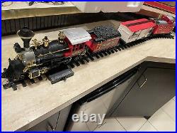 The Great American Express Train Set Smoking Engine Christmas Tree Set