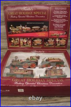The Great Holiday Christmas Special Bright 280 22 Piece Train Set Lights Sound