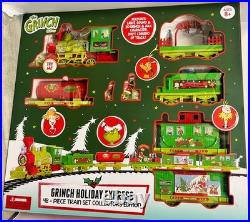 The Grinch Dr. Seuss -Holiday Express 48 Piece Train Set Collectors Edition 2024