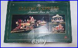 The HOLIDAY EXPRESS Animated Christmas Train Set #380 1996 By New Bright