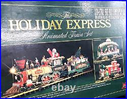The HOLIDAY EXPRESS Animated Christmas Train Set #380 1997