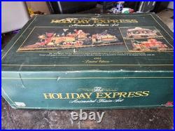 The HOLIDAY EXPRESS Animated Christmas Train Set #380 1997 LE