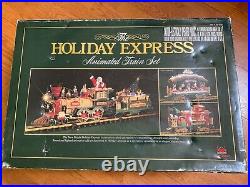 The HOLIDAY EXPRESS Animated Christmas Train Set #380 New Bright