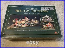 The HOLIDAY EXPRESS Animated Christmas Train Set #380 New Bright