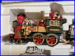 The HOLIDAY EXPRESS Animated Christmas Train Set #380 New Bright