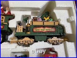 The HOLIDAY EXPRESS Animated Christmas Train Set #380 New Bright