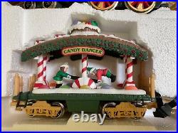 The HOLIDAY EXPRESS Animated Christmas Train Set #380 New Bright