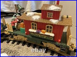 The HOLIDAY EXPRESS Animated Christmas Train Set #380 New Bright