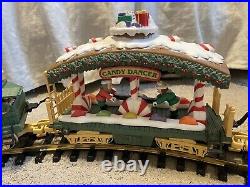 The HOLIDAY EXPRESS Animated Christmas Train Set #380 New Bright