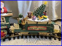 The HOLIDAY EXPRESS Animated Christmas Train Set #380 New Bright