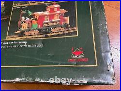 The HOLIDAY EXPRESS Animated Christmas Train Set #380 New Bright