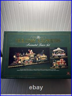 The HOLIDAY EXPRESS Animated Christmas Train Set #380 VINTAGE 1996 READ