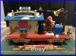 The HOLIDAY EXPRESS Animated Christmas Train Set #380 with380-1,384-2,384-5,384-10