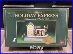 The HOLIDAY EXPRESS Animated Christmas Train Set #380 with380-1,384-2,384-5,384-10