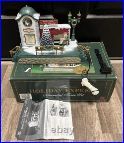 The HOLIDAY EXPRESS Animated Christmas Train Set #380 with380-1,384-2,384-5,384-10