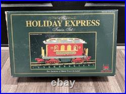 The HOLIDAY EXPRESS Animated Christmas Train Set #380 with380-1,384-2,384-5,384-10