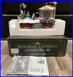 The HOLIDAY EXPRESS Animated Christmas Train Set #380 with380-1,384-2,384-5,384-10