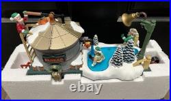 The HOLIDAY EXPRESS Animated Christmas Train Set #380 with380-1,384-2,384-5,384-10