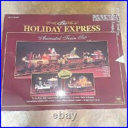 The HOLIDAY EXPRESS Animated Christmas Train Set #385 New Bright