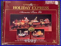 The HOLIDAY EXPRESS New Bright Animated Christmas Train Set #385 Spec 2000 Ed