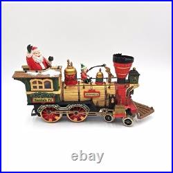 The Holiday Express Animated Christmas Train Set Number 380 1996 Vintage S3