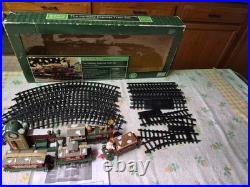 The Holiday Express Animated Christmas Train Set Vtg Original Box Tested EUC