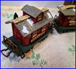 The Holiday Express Animated Christmas Train Set Vtg Original Box Tested EUC