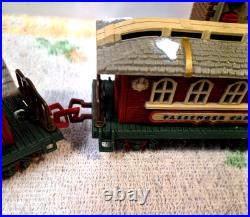 The Holiday Express Animated Christmas Train Set Vtg Original Box Tested EUC