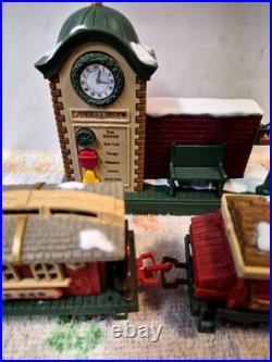 The Holiday Express Animated Christmas Train Set Vtg Original Box Tested EUC The Holiday Express Animated Christmas Train Set Vtg Original Box Tested EUC