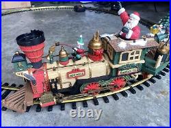 The Holiday Express Animated Electric Train Set NO. 380 New Bright 1996 Tested