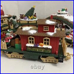 The Holiday Express Animated Train Set #380 Christmas Decor Bright Sold As Is