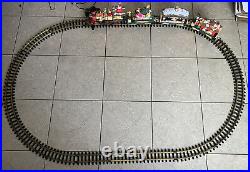 The Holiday Express Animated Train Set Electric New Bright #380 1997 Christmas