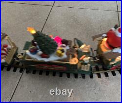 The Holiday Express Animated Train Set Electric New Bright #380 1997 Christmas