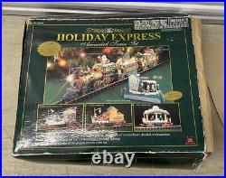 The Holiday Express Animated Train Set New Bright Ind. Co. 2002 Christmas #387