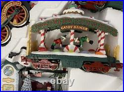 The Holiday Express Animated Train Set New Bright Ind. Co. 2002 Christmas #387