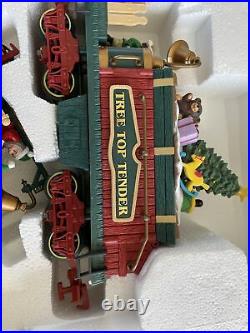 The Holiday Express Animated Train Set No 387 Santa Xmas Electric