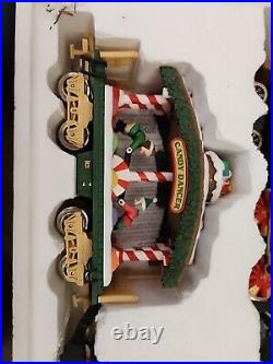 The Holiday Express Christmas Animated Electric Train Set New Bright 1996 Tested