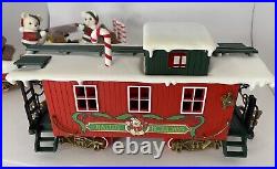 The Holiday Express Musical Christmas Train Set #0181 by New Bright Vintage 1996