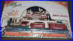 The Logger Bears Express Musical Holiday Train Set Nice Cond & Works Perfectly