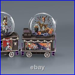 The Nightmare Before Christmas Musical Glitter Globe Train set of five Bradford