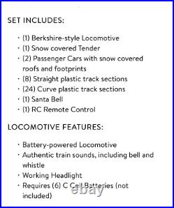 The Polar Express Lionel Train Set 712055 with Remote & Sound 38 PC Christmas The Polar Express Lionel Train Set 712055 with Remote & Sound 38 PC Christmas