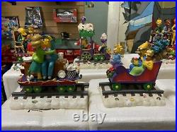 The Simpsons Christmas train Set 11 Pieces With Paperwork