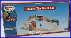 Thomas & Friends Edward The Great Boxed Set Wooden Railway Open Box