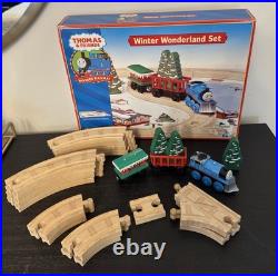 Thomas & Friends Winter Wonderland Set Christmas Playboard Complete Excellent