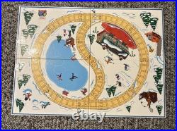 Thomas & Friends Winter Wonderland Set Christmas Playboard Complete Excellent