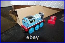 Thomas & Friends Wooden Railway Train Tank Around the Tree Christmas Set w Box