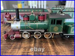 Thomas Kinkade Christmas Express Hawthorne Village Locomotive Bachmann 4 Cars