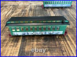 Thomas Kinkade Christmas Express Hawthorne Village Locomotive Bachmann 4 Cars