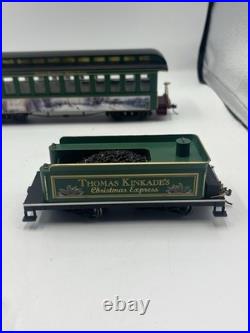 Thomas Kinkade Christmas Express Hawthorne Village Train Set HO Scale Thomas Kinkade Christmas Express Hawthorne Village Train Set HO Scale